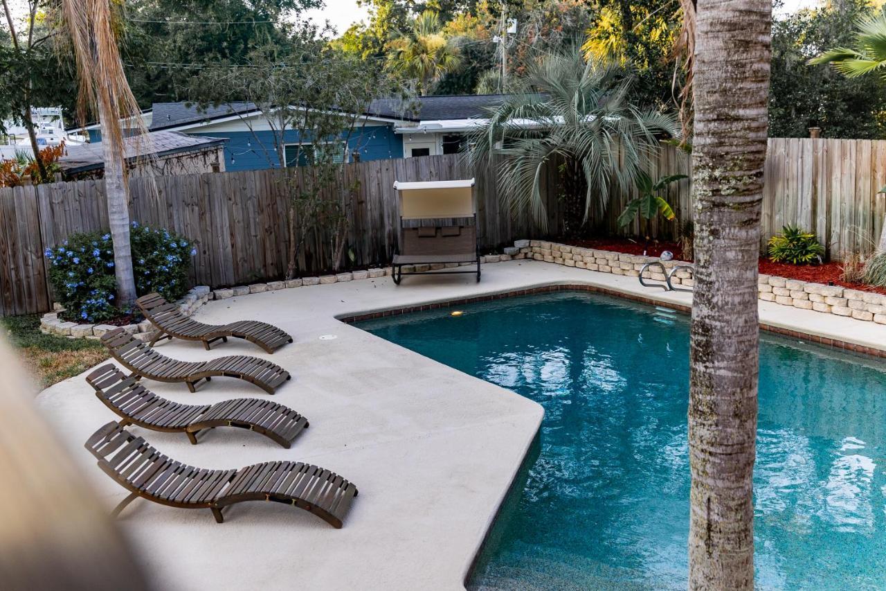 Pool & Hot Tub Home W Game Room! 1 Mile To Beach! Jacksonville Beach Esterno foto